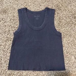 Brandy Melville washed navy tank top